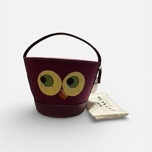 Coach Trick or Treat Bucket with Halloween Owl-novelty,collectable nwt/dustbag